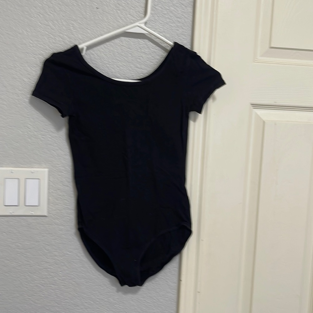 Danskin black ballet leotard